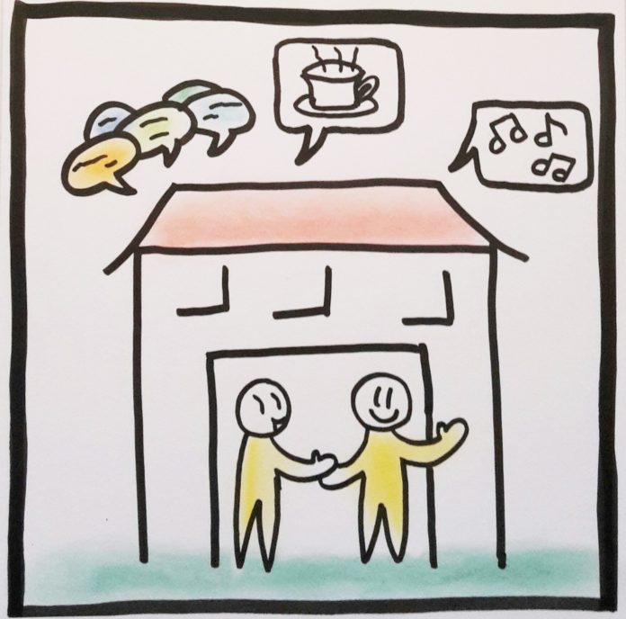 aabent-hus-lys