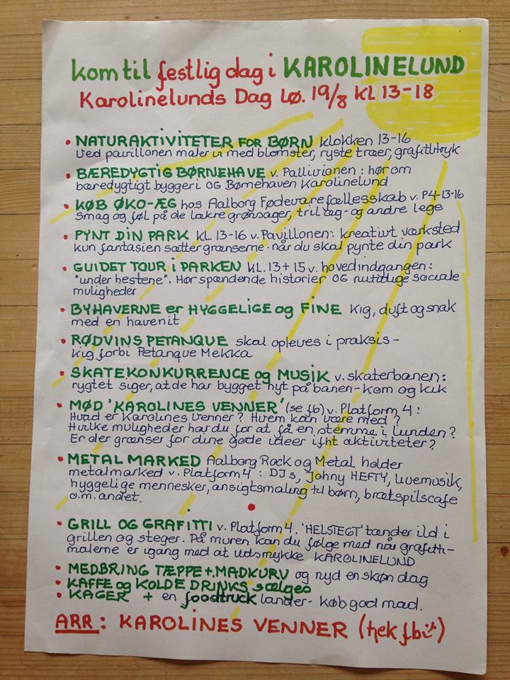 Karolinelunds Dag – gratis arrangement for alle