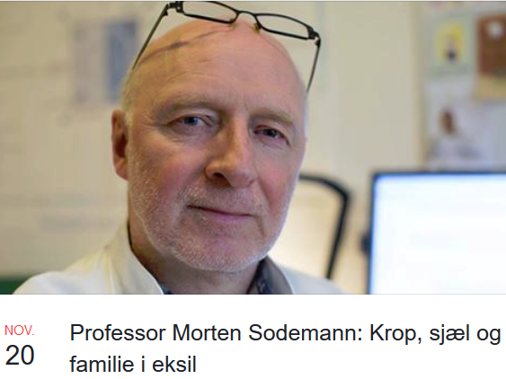 Krop, sjæl og familie i eksil – foredrag med Morten Sodemann