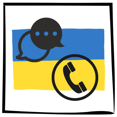 Telefonrådgivning for ukrainske forældre og børn
